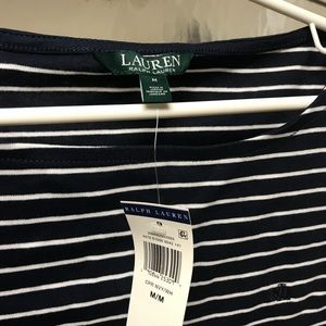 Lauren Ralph Lauren Tops - Lauren Ralph Lauren navy striped Tee Lauren Ralph Lauren Tops - Lauren Ralph Lauren navy striped Tee